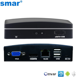 Smar Super Mini NVR 4CH 8CH Network Recorder CCTV NVR Onvif H.264 for 720P/960P/1080P IP Camera support eSATA/TF/USB