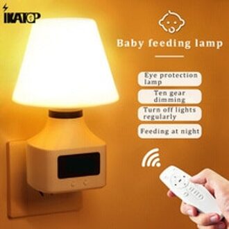Smart Afstandsbediening Klok Nachtlampje Thuis Qiyebao Moeder Verpleging Bedlampje Vreemde Usb Opladen Bureaulamp 2w