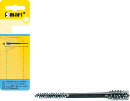 SMART | Afstandschroef T-drive Ø 6,00x120 Zn | 6 st SM0SSC001060120H