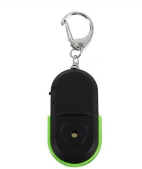 Smart Anti-Verloren Alarm Portemonnee Telefoon Key Finder Locator Sleutelhanger Whistle Sound Met Led Licht Mini Anti Verloren key Finder Sensor groen