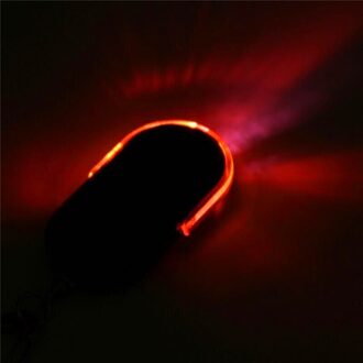 Smart Anti-Verloren Alarm Portemonnee Telefoon Key Finder Locator Sleutelhanger Whistle Sound Met Led Licht Mini Anti Verloren key Finder Sensor rood