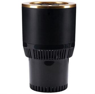Smart Auto Heater & Cooler Bekerhouder Auto Cup Bekerhouder 12 V Voertuig Verwarming Cup Auto Elektrische Benodigdheden zwart