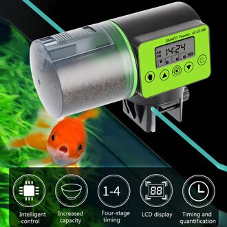 Smart Automatische Vis Feeder Aquarium Feeder Aquarium Auto Voeden Dispenser Met Lcd Geeft Timer Aquarium Accessoires