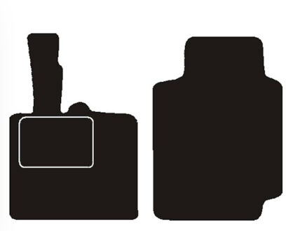 Smart Automatten passend voor smart city coupé/fortwo w450 met voetsteun 1998 - 2007 MSN1361577