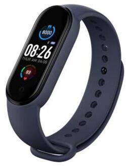 Smart Band M5 Smart Armband IP67 Waterdichte Smarthwatch Bloeddruk Fitness Tracker Sport Polsbandjes Voor Ios Android Blauw