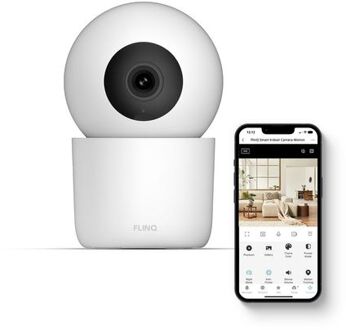 Smart Binnen Camera - Beveiligingscamera - Babyfoon - Pan & Tilt - Wit