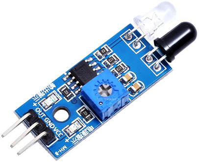 Smart Car Obstacle Avoidance Sensor Module Barrier IR Infrared Module Photoelectric Reflection Sensor 3 Wire for Arduino