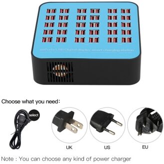 Smart Charging Station with 60 Ports USB Charging Dock of Universal Compatibility Charging Station for Family and Office Use