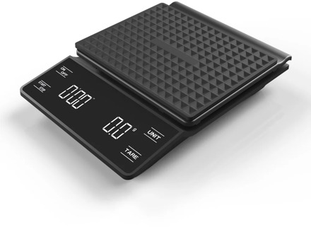 Smart Coffee Scale with Timer Waterproof Electronic Drip Coffee Scale 3KG/0.1g Precision Kitchen Scale Food Scale Silicone Pad