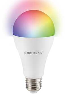 Smart E27 lamp - A65 vorm - E27 - 14 Watt 1400 lumen - RGBWW - Wifi & Bluetooth - Bestuurbaar via app - Google Home, Amazon Alexa en Siri - Smart lamp Wit