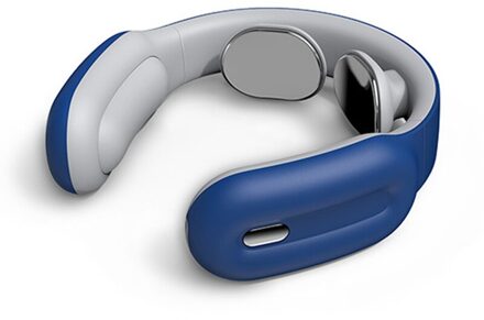 Smart Elektrische Nek En Schouder Massager Lage Frequentie Verwarming Pijnbestrijding Tool Gezondheidszorg Ontspannen Gezondheid Tool Ontspanning blauw