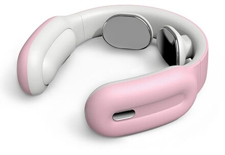 Smart Elektrische Nek En Schouder Massager Lage Frequentie Verwarming Pijnbestrijding Tool Gezondheidszorg Ontspannen Gezondheid Tool Ontspanning roze