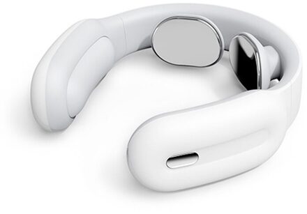 Smart Elektrische Nek En Schouder Massager Lage Frequentie Verwarming Pijnbestrijding Tool Gezondheidszorg Ontspannen Gezondheid Tool Ontspanning wit