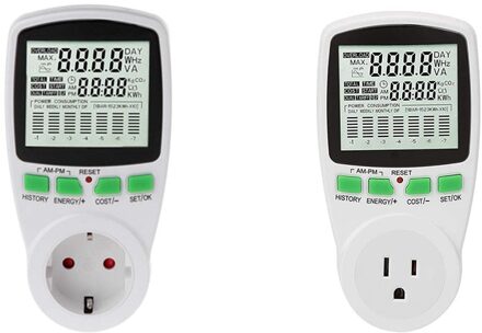 Smart Energy Meter Power Meter Power Meter Kwh Meting Socket Analyzer Elektrische Power Monitor EU plug