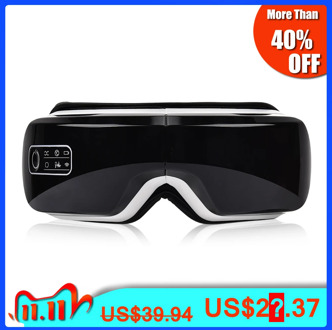 Smart Eye Massager Air Pressure Hot Compress Vibration Foldable Massage Glasses Improve Dry Eyes Fade Dark Circle Anti Wrinkles