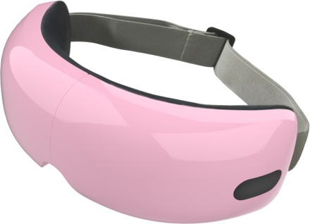 Smart Eye Massager Vibration Eye Airbag Massager Travel Rest Relax Bril Warmte Oogmasker Bluetooth Verlichten Vermoeidheid roze