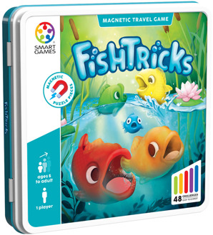 smart games FishTricks Magnetisch Reisspel in Blik