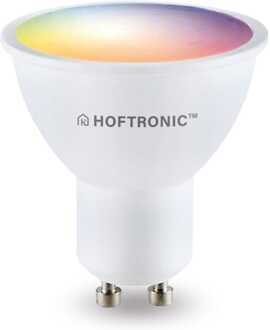 Smart GU10 spot - 38° - 5,5 Watt 345 lumen - RGBWW - Wifi & Bluetooth - Bestuurbaar via app - Google Home, Amazon Alexa en Siri - Smart lamp Wit