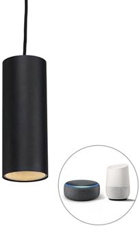 Smart hanglamp zwart incl. WiFi GU10 - Tubo