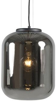 Smart hanglamp zwart met smoke glas incl. WiFi A60 - Bliss