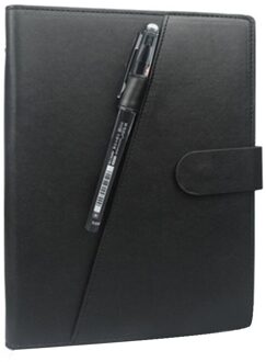 Smart Herbruikbare Uitwisbare Notebook Notepad Notitieblok Met Pen Voor School Kantoor Dagelijks H-Best zwart