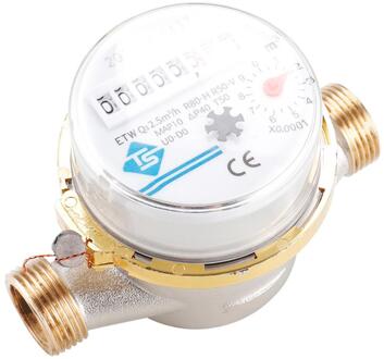 Smart Home Mechanische Roterende Vleugel Water Meter Type E Pointer Digitale Koud Water Meter