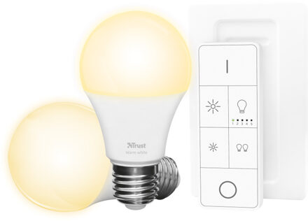 Smart Home White E27 Duopack met Afstandsbediening