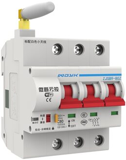 Smart home WiFi Switch Stroomonderbreker eWelink App Afstandsbediening Werk met Alexa Google Domotica Breaker 3P 32A /80A/100A 3P 80A