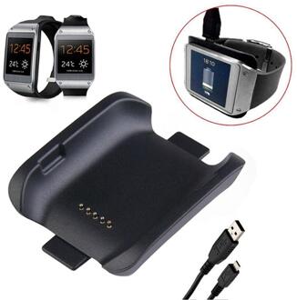 Smart Horloge Charger Smart Horloge Zwart Charging Cradle Charger Voor Samsung Galaxy Gear SM-V700 Horloge Opladen Dock L3EF