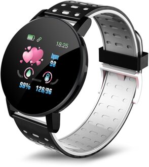 Smart Horloge Mannen Bloeddrukmeting Vrouwen Armband Smart Sport Fitness Tracker Bluetooth Verbinding Wekker grijs
