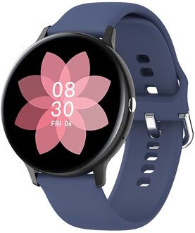 Smart Horloge Mannen Bluetooth Call Spelen Muziek Fitness Armband Smartwatch Vrouwen IP67 Full Touch Sport Digitale Horloge Voor Android Ios I11 blauw