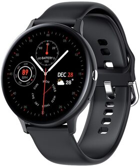 Smart Horloge Mannen Bluetooth Call Spelen Muziek Fitness Armband Smartwatch Vrouwen IP67 Full Touch Sport Digitale Horloge Voor Android Ios I11 zwart