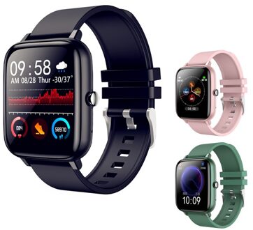 Smart Horloge Mannen Custom Dial Bluetooth Call Sport Fitness Armband IP67 Waterproo Muziek Controle Full Touch Horloge Smartwatch Vrouwen Add two straps
