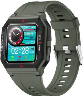 Smart Horloge Mannen/Vrouwen P10 Full-Touch Hart-Rate Monitor IP67 Waterdichte Fitness Tracker Smartwatch Man Vrouw sport Horloges groen