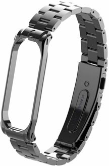 Smart Horloge Vervanging Armband Riem Metalen Roestvrij Stalen Band Voor Xiaomi Mi Band 4 Polsband Voor Xiaomi Miband 4 band 02