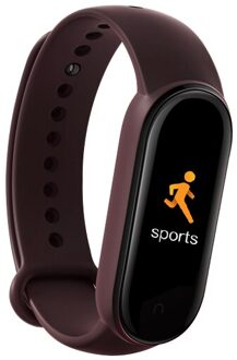Smart Horloge Waterdicht Sport Band Polsband Voor Apple Android Smartwatch Hartslagmeter Bloeddruk Voor Mannen Vrouwen bruin