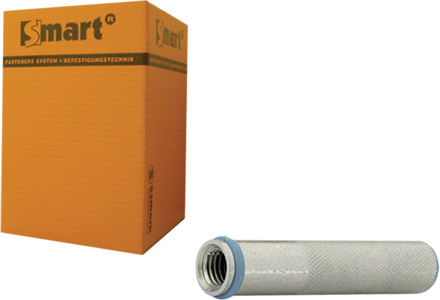 SMART | Huls SMART metrische bin.draad M10x80 Zn SMCH070011000803