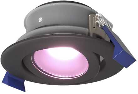 Smart Inbouwspots RGBWW IP65 Zwart