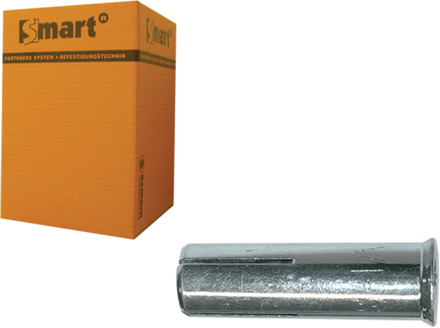 SMART | Inslaganker met lip IAL M10x30 Zn | 50 st SM0IAL0011000303