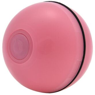 Smart Interactieve Kat Speelgoed Usb Oplaadbare Led Light Self Draaiende Bal Huisdieren Spelen Krassen Ballen Speelgoed Roze