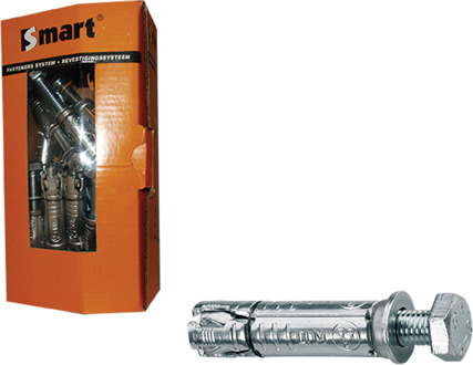 SMART | Keilbout met tapbout M10x55x110 Zn | 15 st SM000T001100110E