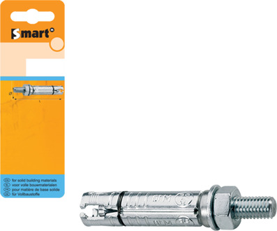 SMART | Keilbout PFG SB +ankerstang M10x20x90 Zn | 2 st SM000K001100090H