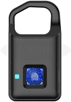 Smart Keyless Anti-Diefstal Hangslot USB Oplaadbare Vingerafdruk Slot Koffer Deur Slot Inbraakalarm Elektronische Smart Hangslot