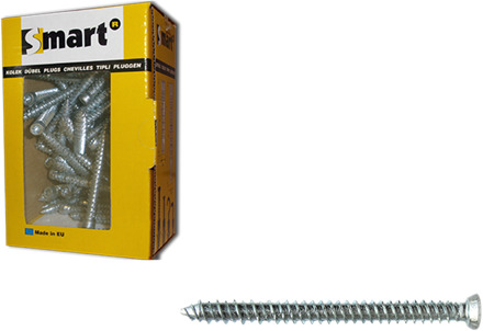 SMART | Kozijnschroef VZK-T30 Ø 7,50x72 Zn | 100 st SM0WSF001075072E