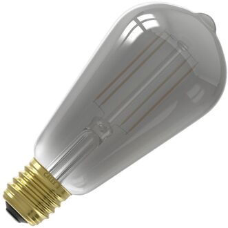 Smart LED E27 ST64 16 cm Rustieklamp Grijs