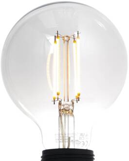 Smart LED globe lamp E27 rookgrijs 4.9W Tuya WLAN rokerig grijs