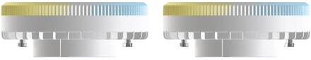 Smart LED GX53 9W CCT ZigBee Hue set van 2 wit mat