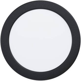 Smart LED-inbouwlamp Fueva 6-Z, zwart, Ø16cm zwart, wit