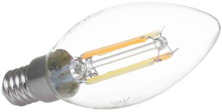 Smart LED-kaarslamp helder E14 4,2W Tuya WLAN CCT duidelijk