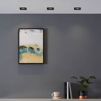 Smart LED lamp Carosso-Z, 9 x 9 cm, zwart zwart, wit